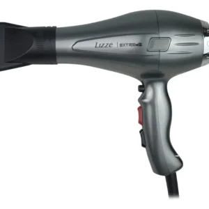 Secador de Cabelo Profissional Lizze Extreme 2400W Cinza com 2 bicos