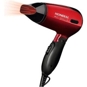 Secador Max Travel Mondial 1200w Sc-10 Vermelho/preto 127/220v