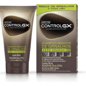 Shampoo Redutor De Grisalhos Grecin Control Gx Para Todas Os Tons Cabelo 118ml