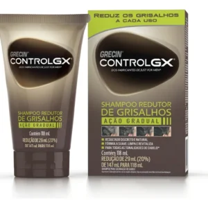Grecin Control GX Shampoo Redutor de Grisalhos 118ml para homem