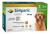 Simparic 80mg Cães 20 A 40kg Pulgas Carrapatos Sarnas 3 Comprimidos
