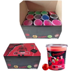 Slime Toys-lab Enaldinho 24un Com Bolinha Pula-pula Surpresa Cores Variadas