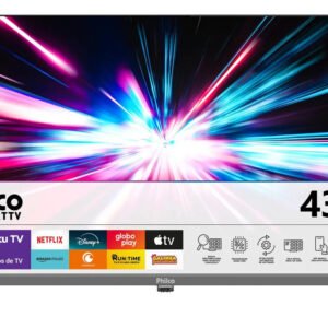 Smart Tv 43 Philco P43vik Roku Led Full HD