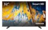 Smart TV DLED 32 HD Toshiba 32V35L VIDAA HDMI Wi-Fi Preto