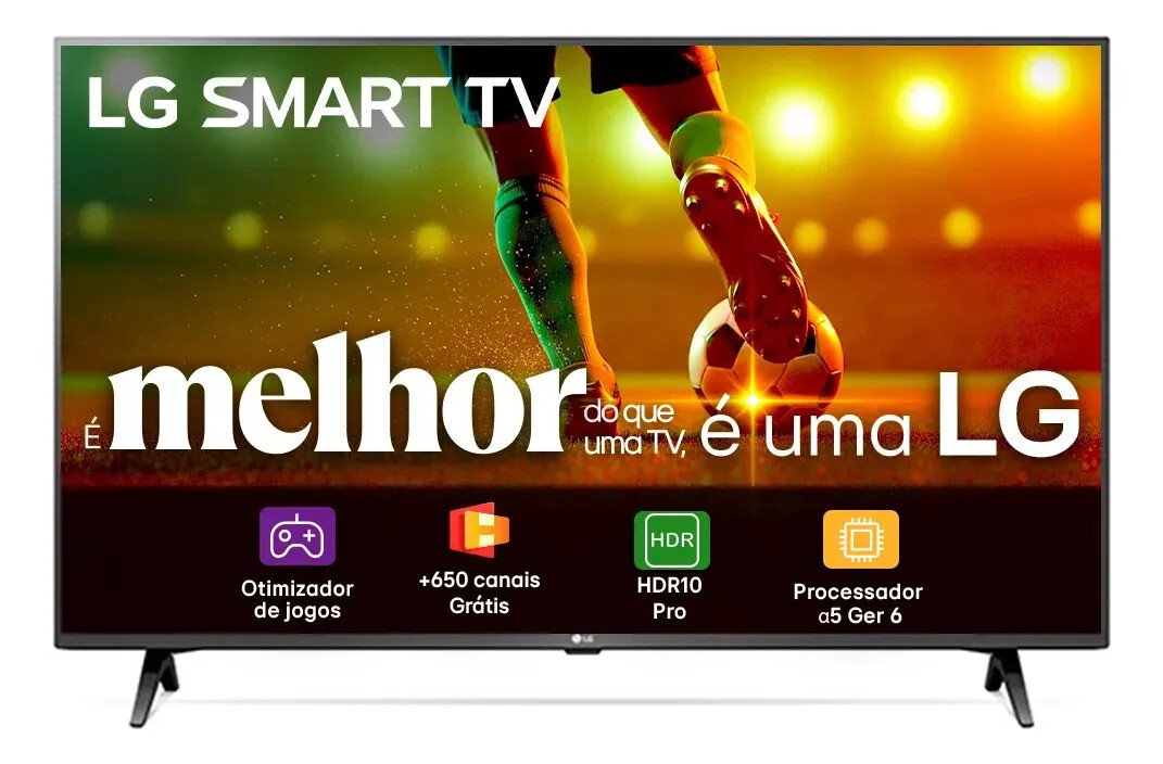 Smart Tv LG 43 Full Hd, Processador A5 Ger6, Ai, Alexa E Webos 23 - 43lr6700psa Smart Tv LG 43 Full Hd, Processador A5 Ger6, Ai, Alexa E Webos 23 - 43lr6700psa