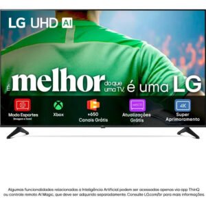 Smart Tv LG Uhd Ai Ua75 55 Polegadas Hdr10 Pro Processador 7 Ai Ger8 Webos 25