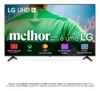 Smart TV LG UHD AI UA75 65 polegadas HDR10 Pro Processador α7 AI Ger8 webOS 25 frontal