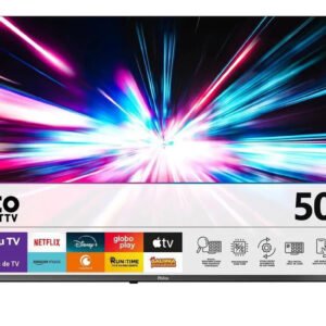 Smart TV Philco 50 P50VIK 4K UHD LED Roku Dolby Audio Wi-Fi HDR10 Bivolt