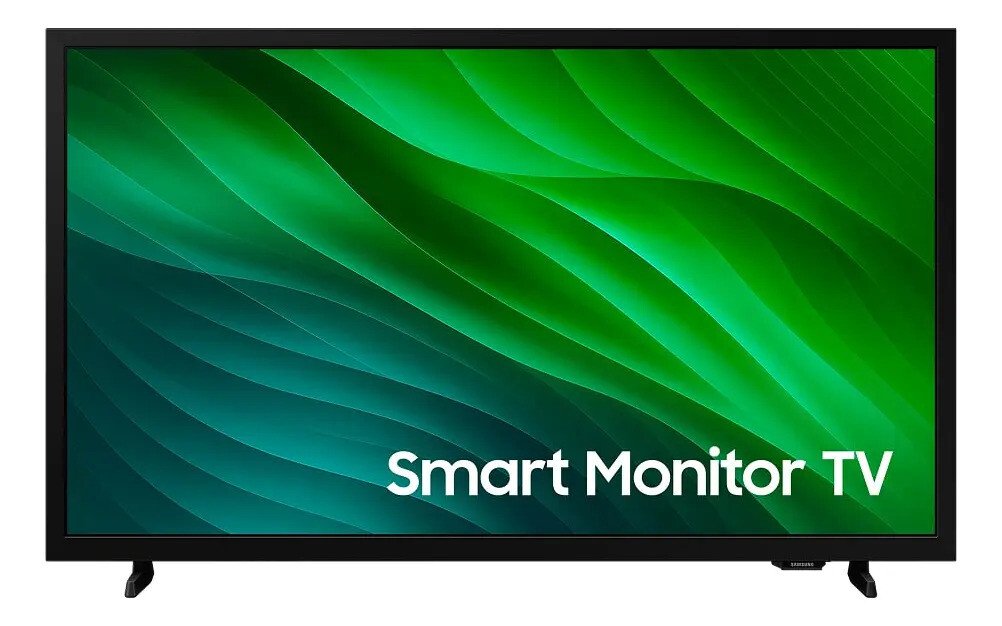 Smart TV Samsung 32 HD Tizen Oferta Original Smart TV Samsung 32 HD Tizen HDR Wi-Fi HDMI Monitor Bivolt Preta