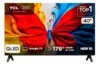 Smart TV TCL 40 Polegadas Full HD QLED S5K Google TV com tela preta em ambiente moderno