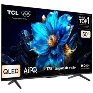 Smart Tv Tcl 50 Polegadas Qled 4k P7k Wifi Bluetooth Google Tv Hdr10+ Dolby Atmos Dolby Vision 50p7k