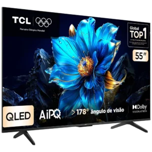Smart TV TCL 55 Polegadas QLED 4K P7K com Google TV e HDR10+