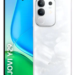 Smartphone JOVI Y29 branco com câmera de 50MP e bateria de 6500mAh