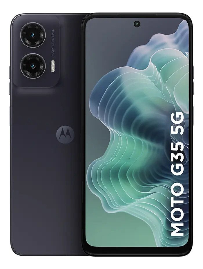 Smartphone Motorola Moto G35 5g - 128gb 12gb (4gb Ram+8gb Ram Boost) E Camera 50mp Com Ai Nfc Tela 6.7 Com Superbrilho - Grafite - Vegan Leather Smartphone Motorola Moto G35 5g - 128gb 12gb (4gb Ram+8gb Ram Boost) E Camera 50mp Com Ai Nfc Tela 6.7 Com Superbrilho - Grafite - Vegan Leather