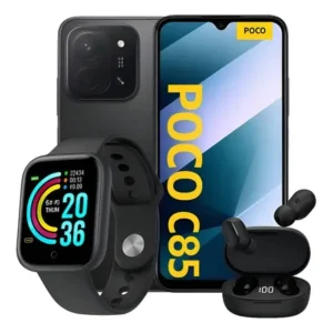 Smartphone Xiaomi Poco C85 256gb 2chip +brinde-fone-relógio Preto