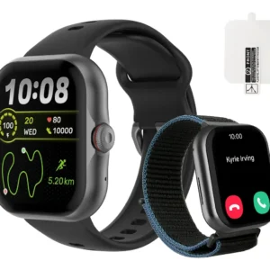 Smartwatch Bettdow Fb055 1.85" Esportivo IA GPS 3ATM Música Preto