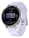 Smartwatch Gps Garmin Venu 4 Prata E Pulseira Lavanda 41mm Prateado Roxo