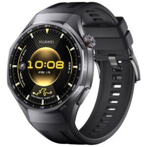 Smartwatch Huawei Watch Gt 6 Pro 46mm De Titânio Com Gps, Ecg E Bateria De 21 Dias Prateado-escuro Preto