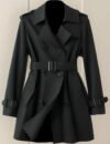 Sobretudo Feminino Elegante Casual Parka Peaky Blinders