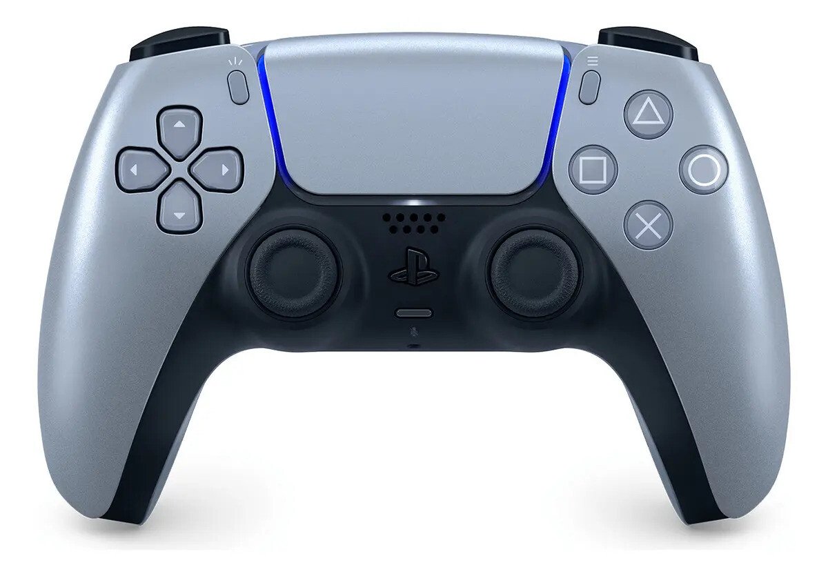 Sony Playstation Dualsense Cfi-zct1w Controle Sem Fio Sterling Silver Cor Cinza Sony Playstation Dualsense Cfi-zct1w Controle Sem Fio Sterling Silver Cor Cinza