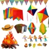 Kit Decoração Festa Junina Completa São João Arraial Balões Bandeirinhas