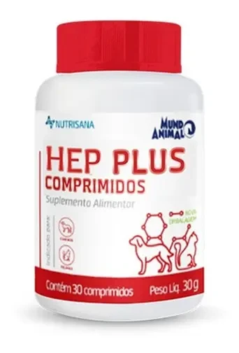 Suplemento Hep Plus 30 Comprimidos Nutrisana Mundo Animal Suplemento Hep Plus 30 Comprimidos Nutrisana Mundo Animal