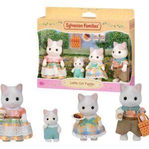 Sylvanian Families Familia Dos Gatos De Leite Epoch Magia