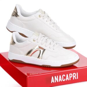 Tênis Casual Feminino Anacapri Confortável Leve Resistente
