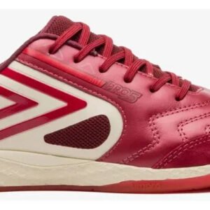 Chuteira Futsal Umbro Pro 5 Bump Original com Amortecimento e Couro Natural