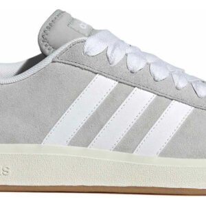 Tênis Masculino Grand Court Base 00s Adidas cinza couro original