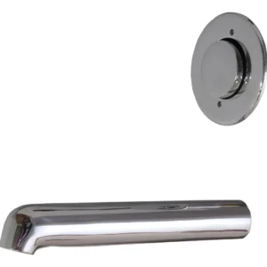 Torneira Automática Antivandalismo Parede Bica 14 Cm Modelar Cromada
