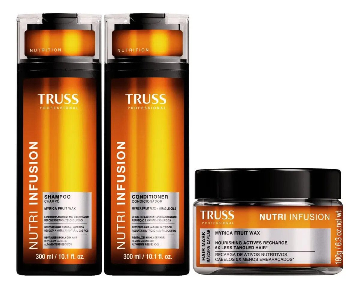 Truss Nutri Infusion Kit Shampoo + Condicionador + Máscara Truss Nutri Infusion Kit Shampoo + Condicionador + Máscara