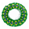 Varal Bandeirinhas Brasil Plástico 10 Metros Decoração Copa Brasil