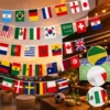 Varal Bandeirinhas Países Copa do Mundo 2026 Decoração Hensi Ecom
