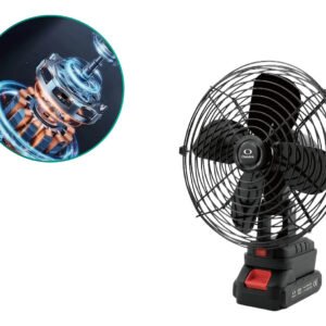 Ventilador Portatil Bateria 8” Inclui 21v Bateria Até 5 H