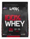 Whey Protein Concentrado 100% Refil Dark Lab 900g Sabor Morango para Ganho de Massa Muscular