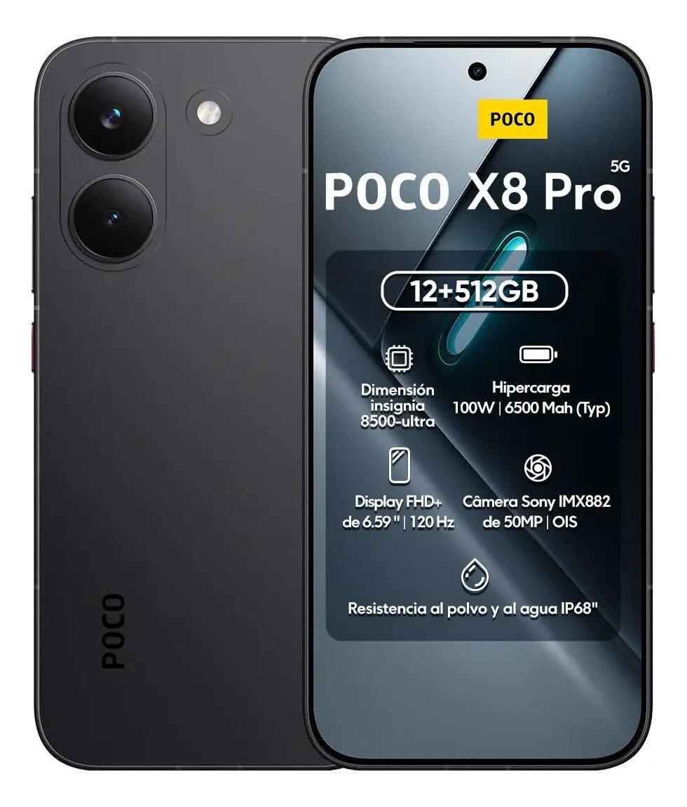 Xiaomi Poco X8 Pro 12gb Ram 512gb Global Lançamento C/ Nfc Xiaomi Poco X8 Pro 12gb Ram 512gb Global Lançamento C/ Nfc