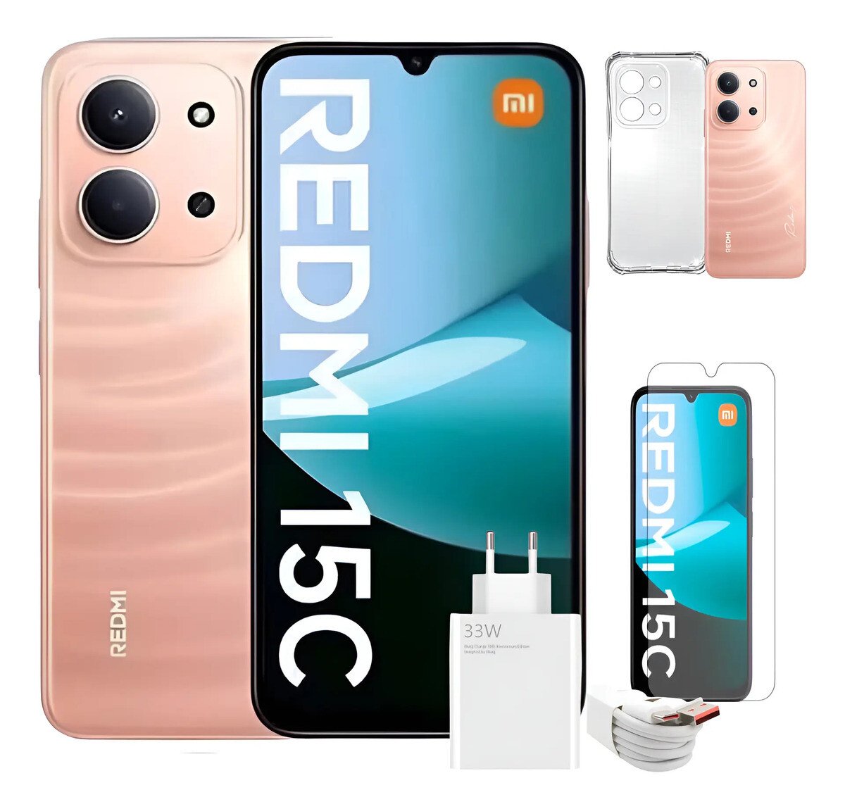 Xiaomi Redmi 14c 256gb 8gb Ram 2chip '15c' + Brindes Xiaomi Redmi 14c 256gb 8gb Ram 2chip '15c' + Brindes