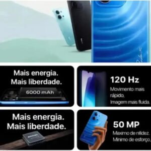 Xiaomi Redmi 15c 256gb 16gb Ram Dual Sim – Capa+fone Brinde Preto