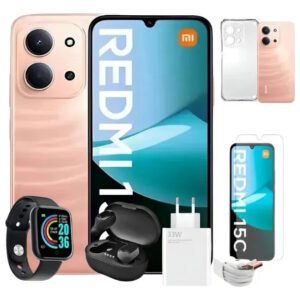 Xiaomi Redmi 15c 8GB 256GB Laranja-claro