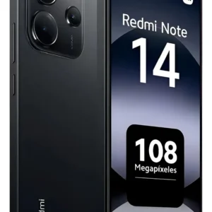 Xiaomi Redmi Note 14 4G 128GB Preto com tela ligada