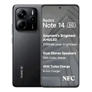 Xiaomi Redmi Note 14 5G 8GB 256GB Dual SIM Global com NFC Preto