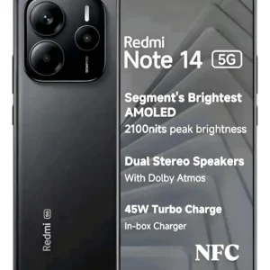 Xiaomi Redmi Note 14 5G 256GB Dual SIM Global NFC Preto