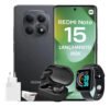 Smartphone Xiaomi Redmi Note 15 256GB 16GB RAM Preto com câmera 108MP e tela AMOLED 120Hz