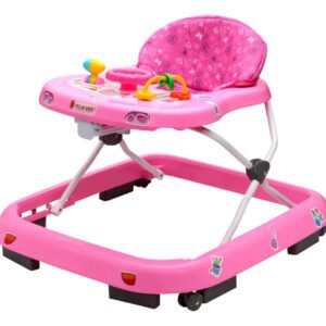 Andador Infantil Musical Para Bebê Quick Maxi Baby Rosa