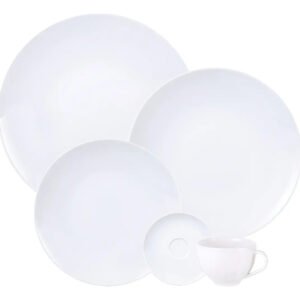 Aparelho De Jantar Flávia Em Porcelana 20 Peças Tramontina
