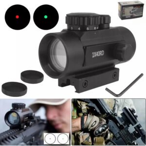 Aparelho De Pontaria Airsoft Cbc 1×40 Red Dot P/ Trilho