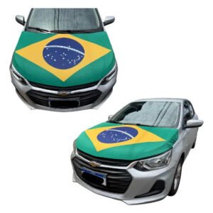 Bandeira do Brasil para Capô de Carro Elástica Copa do Mundo