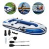 Barco Inflável Bote 3 Pessoas Pesca Kit Completo 2 Remos