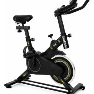 Bicicleta Ergométrica OwO Fitness Roda Inércia 7kg Painel Digital Preta